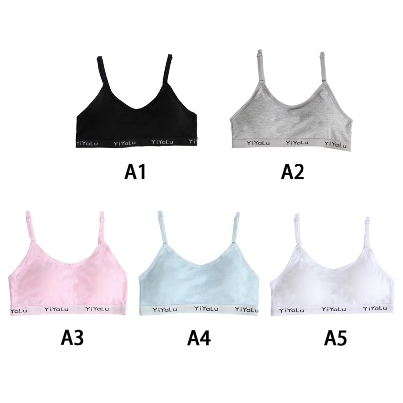 Soutien-gorge en coton pour filles | Soutien-gorge d'entraînement pour adolescentes, sous-vêtements pour adolescentes et adolescentes,