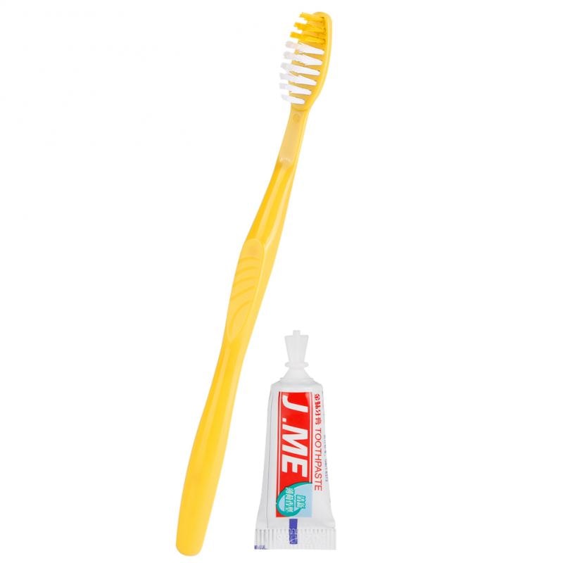 1 stk naturlig bambus skaft tandbørste miljøvenlig bløde børster voksen rejse tandbørste mundhygiejne pleje værktøjer: 1 sæt