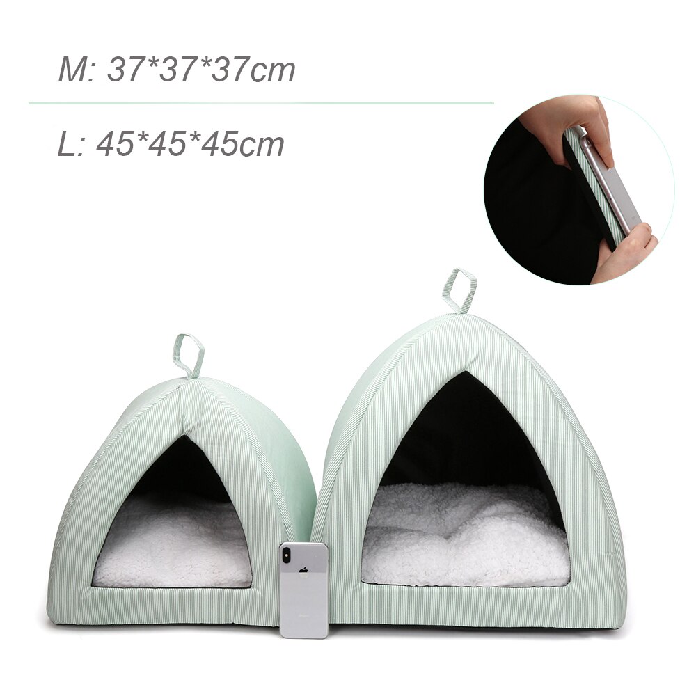 Huisdier Pluizige Kat Hond Bed, Huis Cave, Bed Kat Huis, Zachte Huis Voor Katten Met Kittens, hond Bedden Voor Kleine Honden Katten