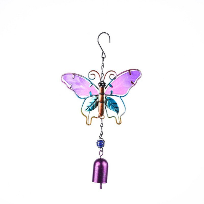 Vogel Wind Chime Voor Muur Raam Deur Wind Bell Opknoping Ornamenten Beeldje Creatieve Metalen Windgong Bel Miniatuur Craft: D1