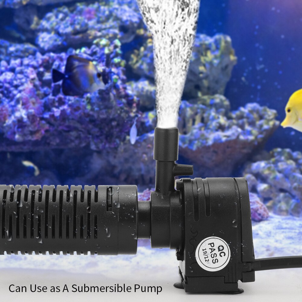 3 in 1 Fish Tank Multi-function Filter Rain Tank Circulation Aquarium Aeration Pump Aquarium Oxygen Submersible Water Purifier