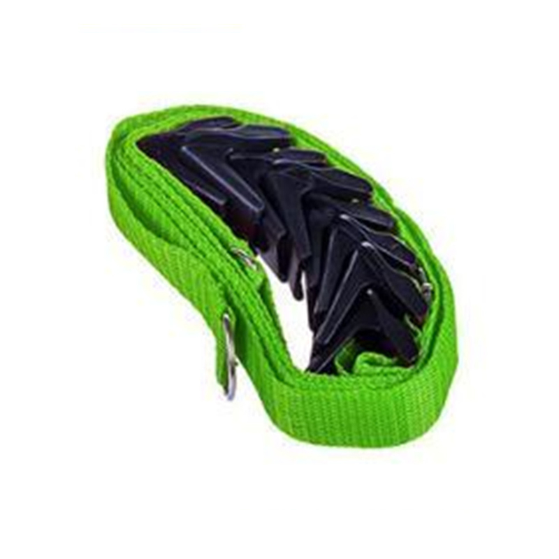 Perchero de gancho ajustable con tapa para ropa, cuerda para colgar después de la puerta, gancho multiusos para puerta trasera, percha para colgar abrigos, cuerda de almacenamiento, 1 ud.: Green