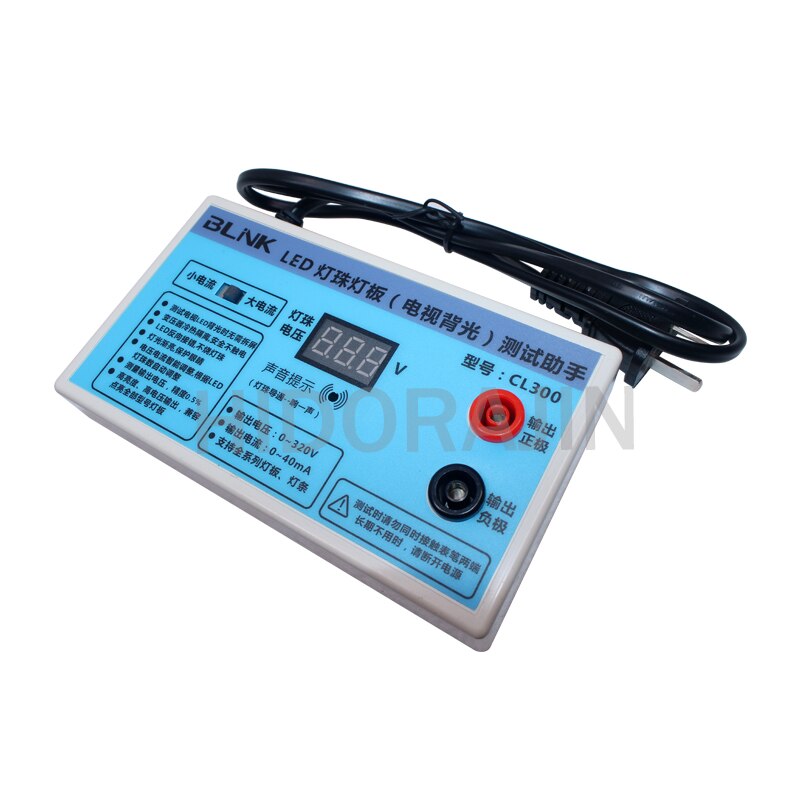 Led tester 0-320v utgang led tv bakgrunnsbelysning tester flerbruks med lys bakgrunnsbelysning