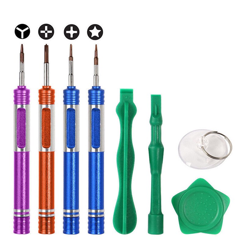 8 in1 Y 0.6 Tri Wing Precision Screwdriver Set Phone Repair Metal Opening Tools for iPhone 4-8P