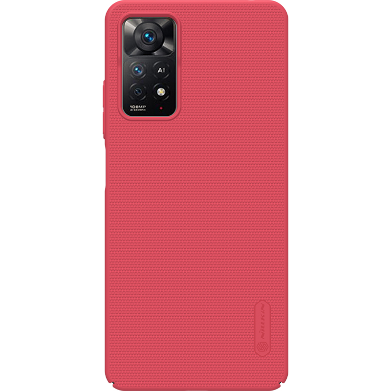 Dla Xiaomi Redmi Note 11 Pro 5G sprawa Nillkin Super matowa tarcza szczupła pokrywa dla Xiaomi Redmi uwaga 11 Pro Plus 11S globalna obudowa: Redmi Note 11s / Czerwony