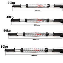 Power Twister Arm Chest Expansion Spring Arm Force Rod Fitness Equipment Chest Expander: 60KG