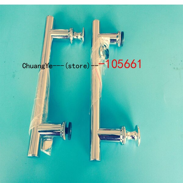 SHOWER BATH DOOR HANDLE STAINLESS STEEL/CHROME 14.5CM