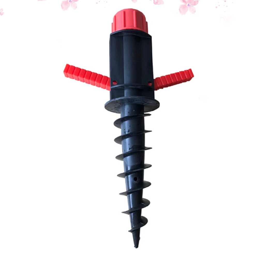 1Pc Beach Umbrella Anchor with Handle Sand Auger Sand Grabber Umbrella Anchor: Default Title