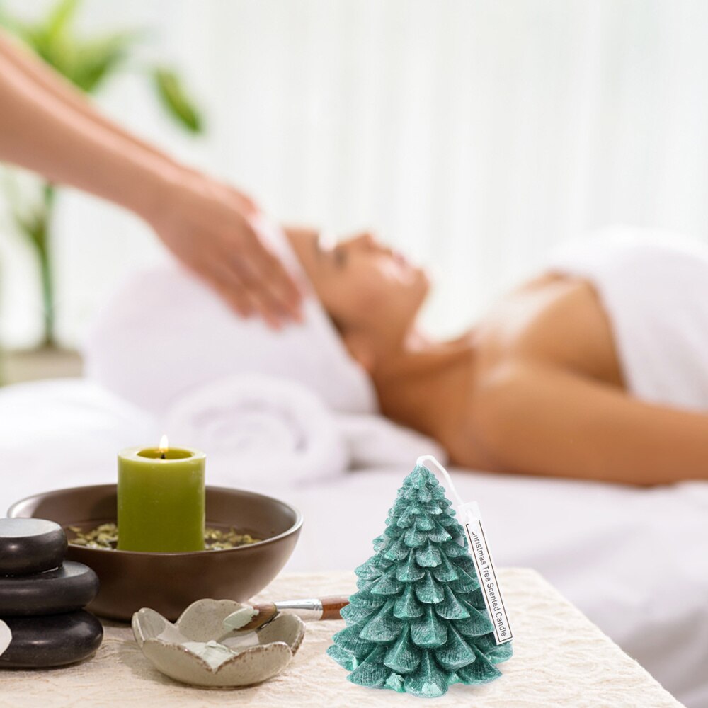 1Pc Candle Christmas Tree Wax Candle Exquisite Christmas Props