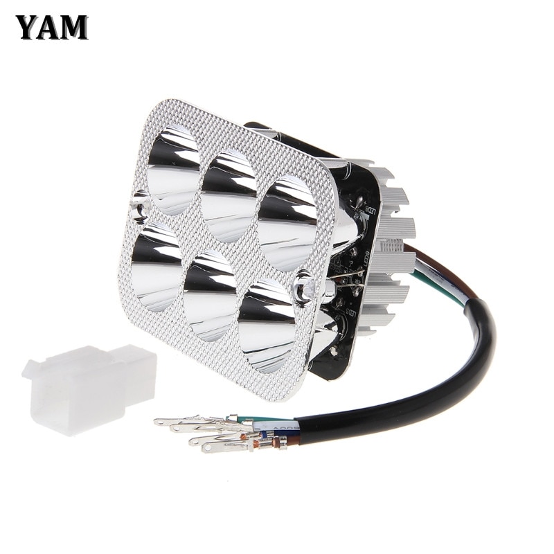 YAM-faro LED para motocicleta DC 12-85V, luz de corta distancia, foco integrado para coche eléctrico, Universal