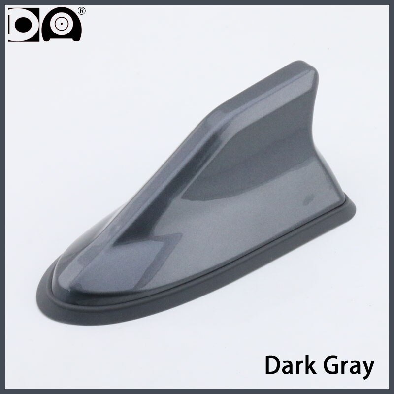 Pour Renault Clio 4 3 2 1 voiture aileron de requin antenne signal fort FM/AM antennes étanche bande de caoutchouc voiture-style décoration de toit: dark gray