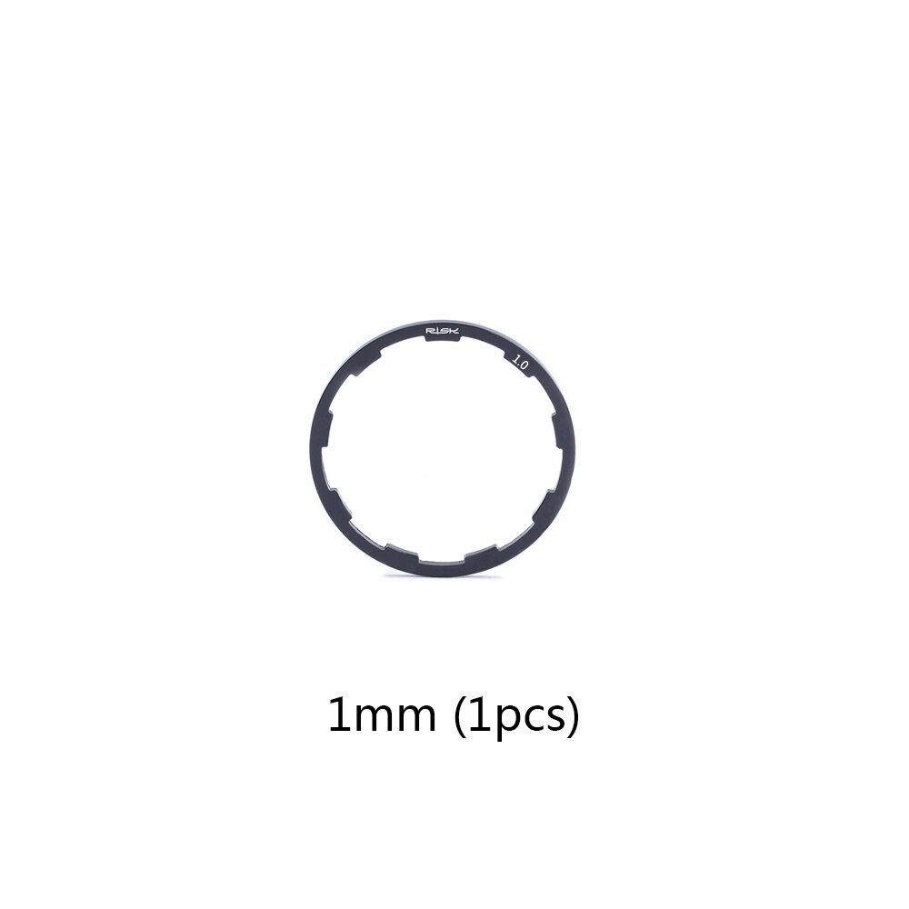 RISK – entretoises de moyeu de vélo de route pour vtt, rondelle de support de fond pour moyeu de Type rainuré, volant d&#39;inertie, adaptateur de Cassette 10S 11 vitesses: 1PC 1mm