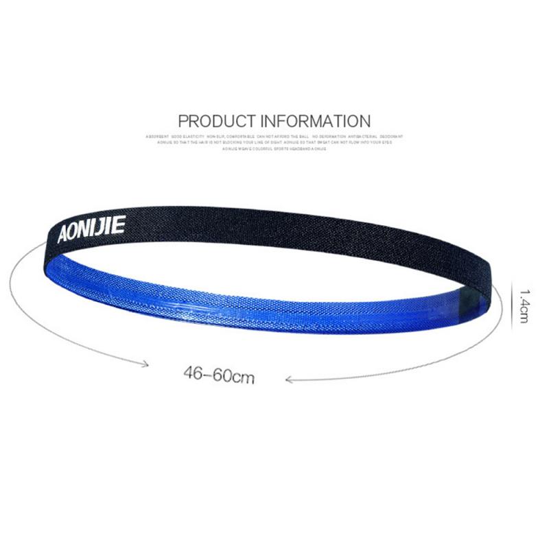 1 stuk sport hoofdband zweetband sport unisex sportschool zweetband hardlopen basketbal yoga elastische haarband sport veiligheid