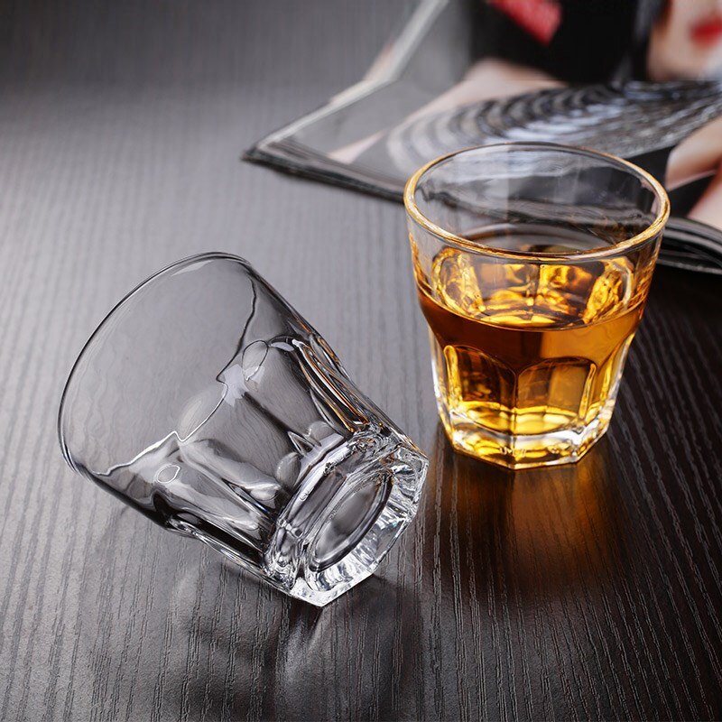 100ML/160ML 5-Pack Heavy Base Shot Glass Set Whiskey Shot Glass vodka tequila cordial espresso liqueur Small Wine Cup
