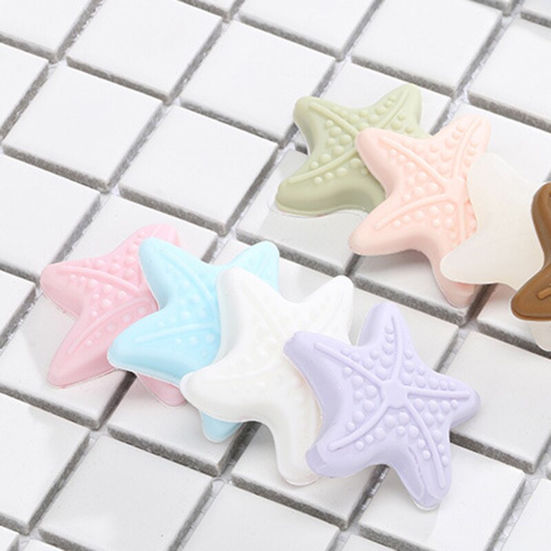 1Pcs Mooie Beschermende Leuke Zeester Lichtgevende Siliconen Deurklink Crash Pad Rubber Kinderen Kids Anti Collision Stop Stok