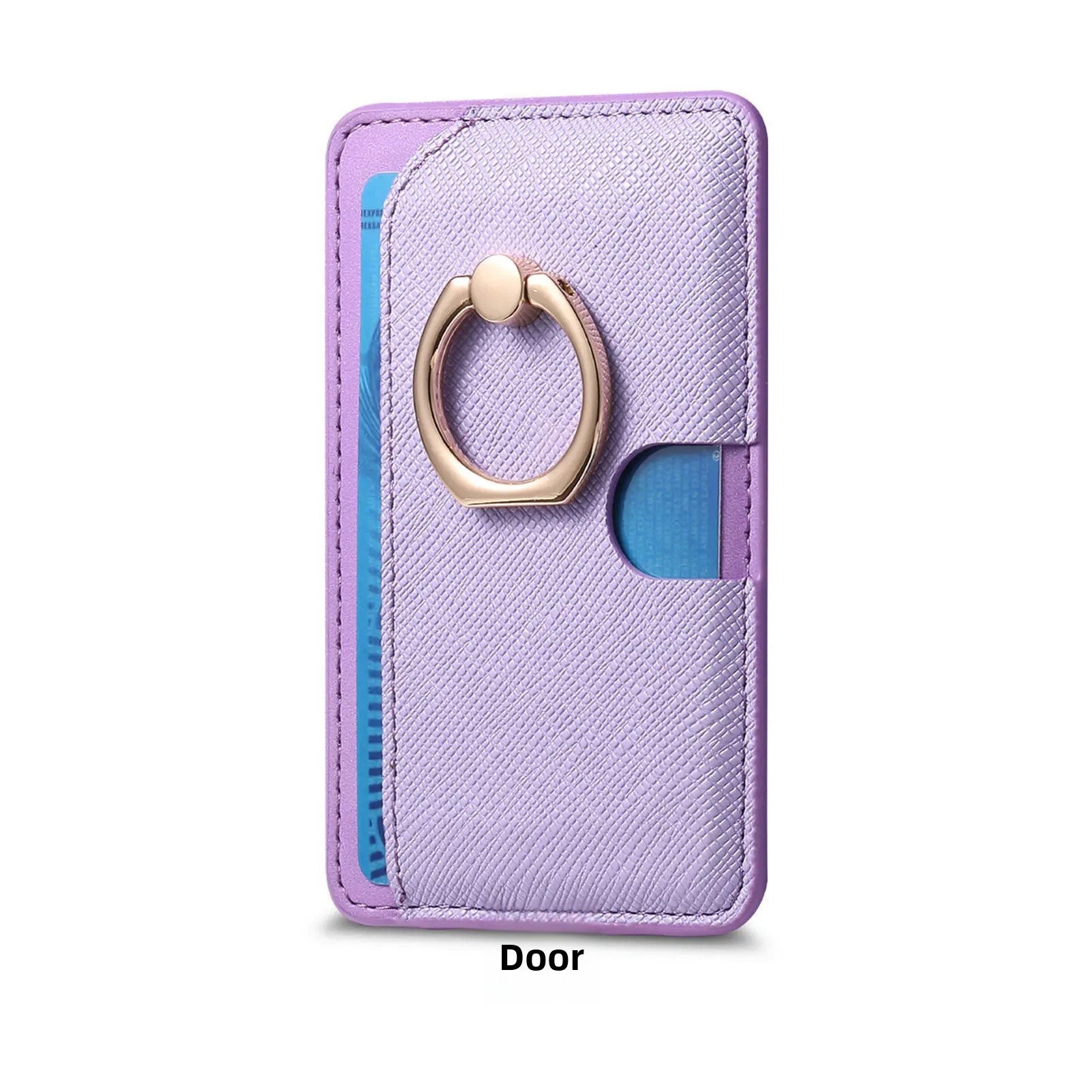 Magnetic Magsafe Card Holder Wallet Simple Ring Storage for Cards Credit Cards Debit Cards Easy Access: WHITE