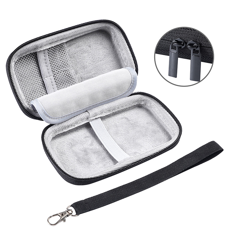 Neueste Hard Eva Travel Trage tasche Aufbewahrung koffer für Sandisk SSD E81 Extreme Pro 4TB 2TB 1TB tragbare externe Solid-State-Laufwerk: Black