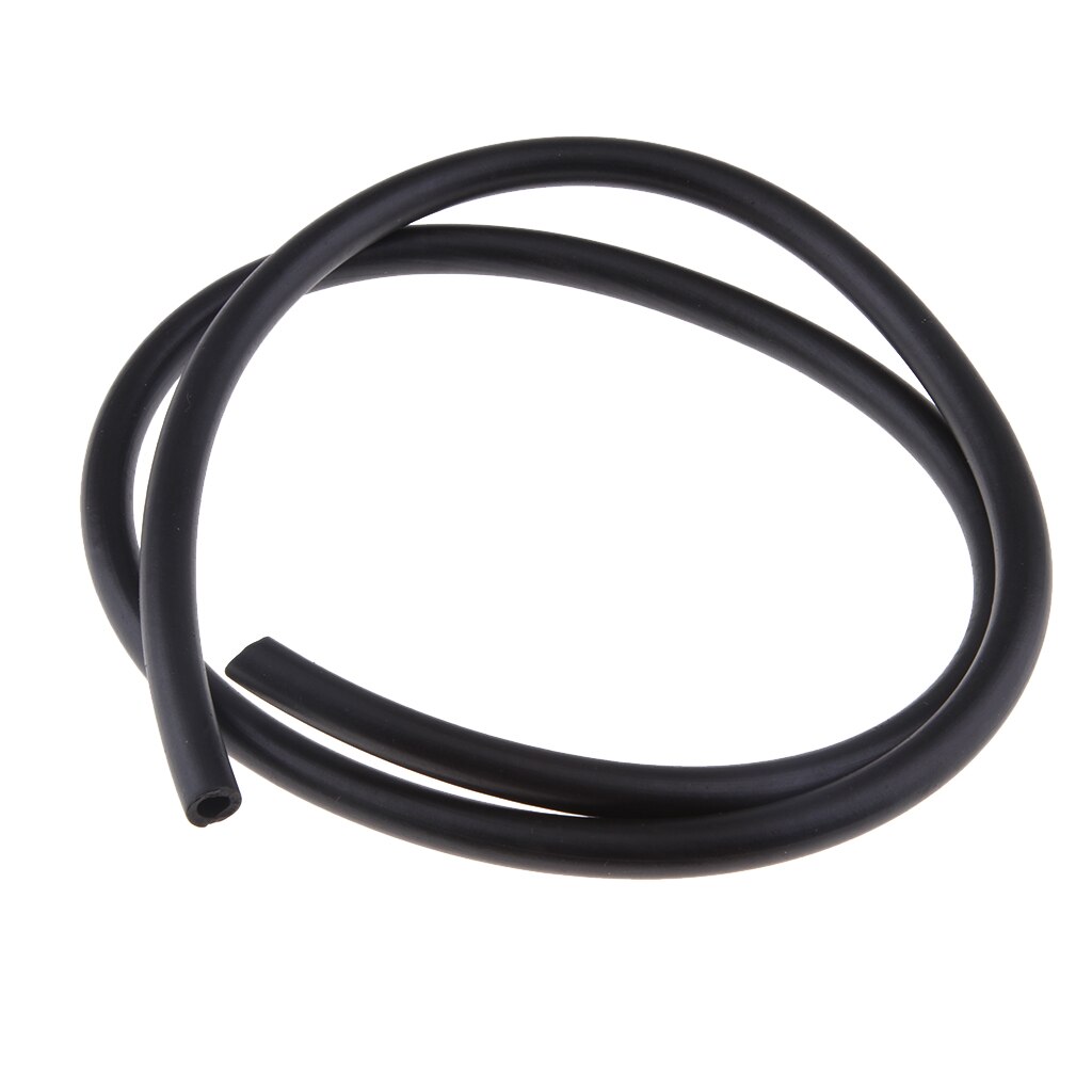 Id 5mm od 8mm 100cm brændstofrør motorcykel benzin dieselslange, gummi