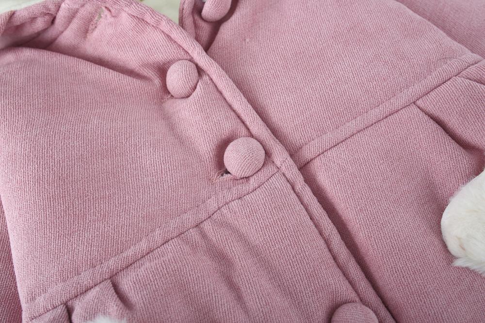 Baby Mäntel für Mädchen Winter Warme Jacken Nette Mädchen Baumwolle Gefütterte Mantel Dicke freundlicher Oberbekleidung Neugeborene Kleidung Kleinkind Mäntel