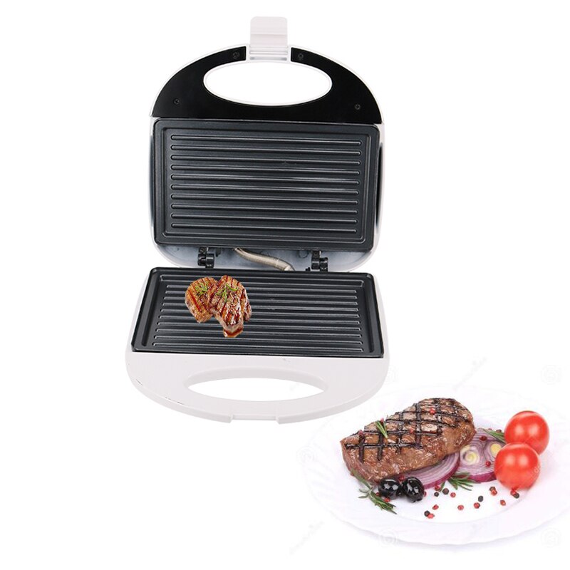 750w steker smørbrød maker brød ovn elektrisk grille kjøtt biff hamburger frokost maskin stekepanne grille tallerken eu plugg