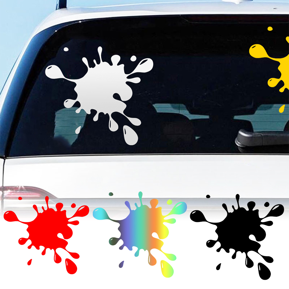 Stain Imprint Car Stickers Interesting Scratch Blocking Vinyl Decals Car Door Glass Bumper Decorative Stickers Car Part
