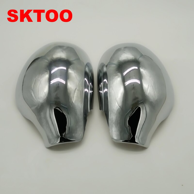 SKTOO Accessories FIT FOR PEUGEOT 206 SW CC DOOR SIDE WING MIRROR CHROME COVER REAR VIEW CAP Rearview mirror cover
