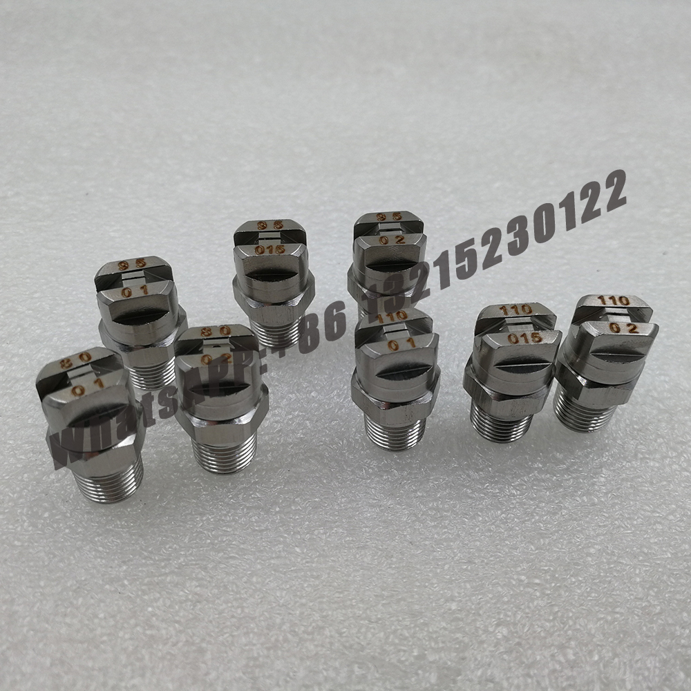 (10 teile/los) 1/8 "1/4" ss304 Flachlüfter-Sprüh düse, Industrie-/Werks reinigung, Stauben tfernungsdüse