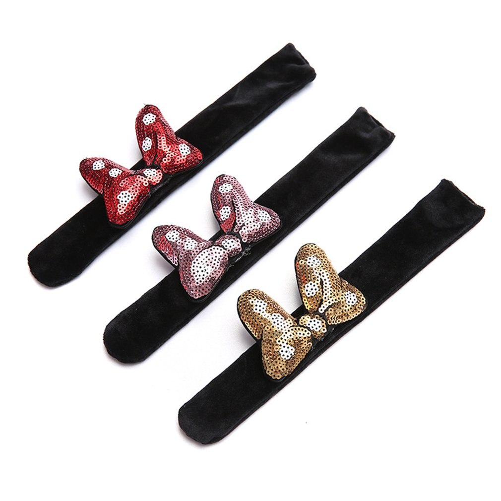 Colorful Sequin Slap Bracelets Party Wrist Strap Wristband for Kids Birthday Beach Party Supplier