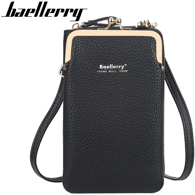 Baellerry Crossbody Bags Women Mini PU Leather Shoulder Messenger Bag For Girls Bolsas Ladies Phone Purse Zipper