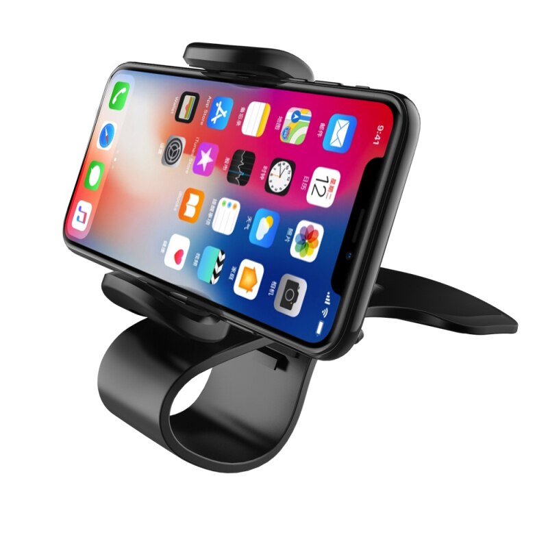 Support Universel Pour Téléphone/smartphone - Silicone Et ABS, Design Carbone, Pliable, Réglable En Hauteur Et Angle - Pour Bureau, Cuisine, Voiture