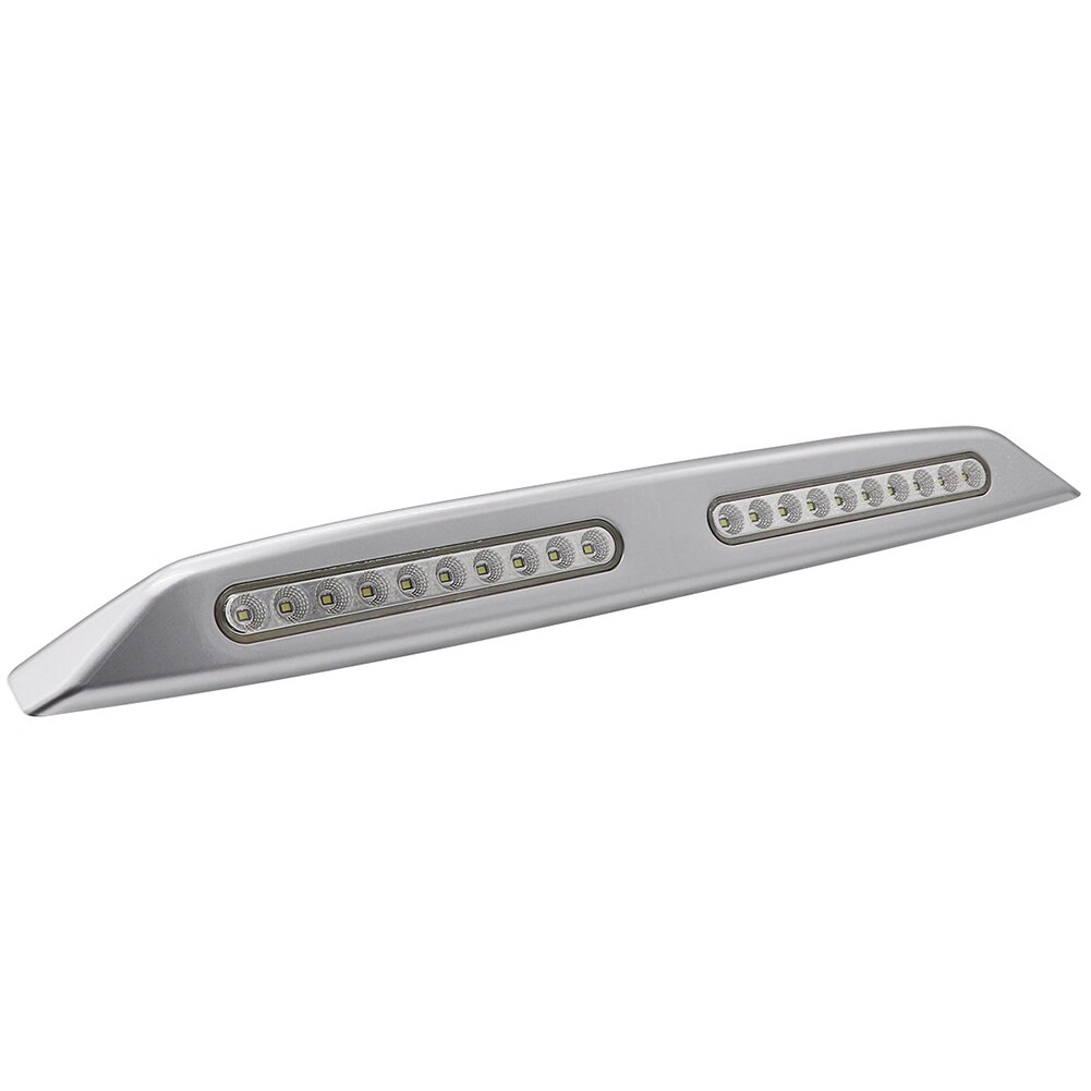 Luz LED para toldo de caravana, lámpara de luz blanca para porche Exterior, caravana, 20 LED, 12V: SILVER