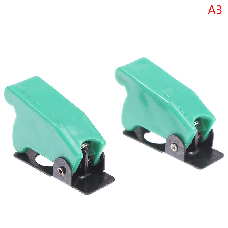 2 pièces Auto Voiture Bateau Camion Led Illuminée Interrupteur À Bascule Avec Sécurité Avion Secousse Couvrent la Garde: 3