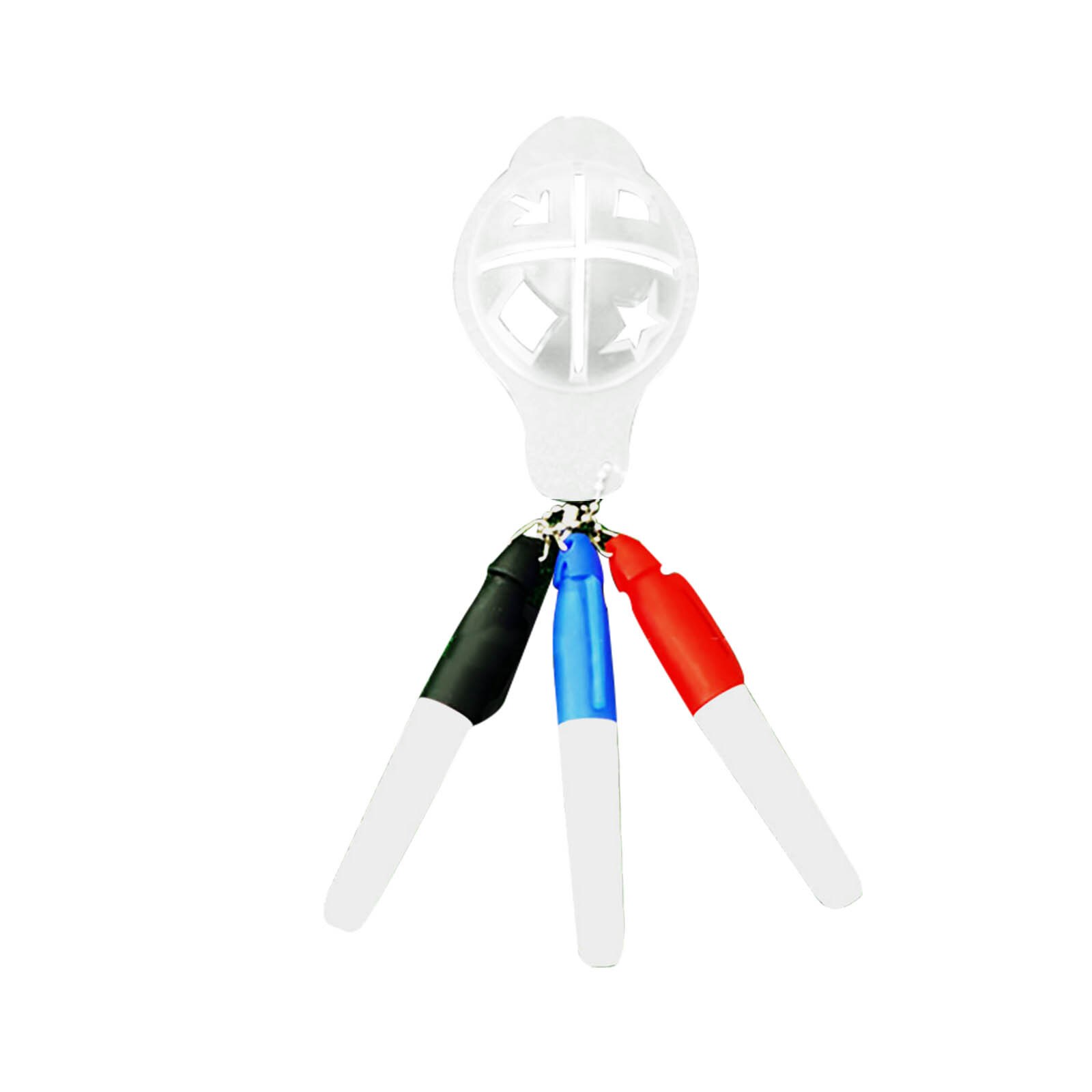 Outil de marquage d'alignement de balle de Golf 1 pièce, dispositif de dessin de ligne en forme de chapeau, marqueur de ligne, modèle d'alignement, doublure de mise: Clear 