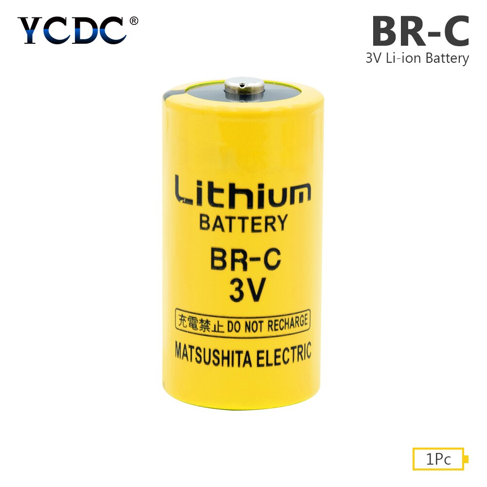 3 V BR-C Droge Batterij 3 Volt 2200Mah Plc Fanuc C Size Cell Lithium Ion Back Up Batterijen Voor real-Time Klok Alarmsysteem Meter