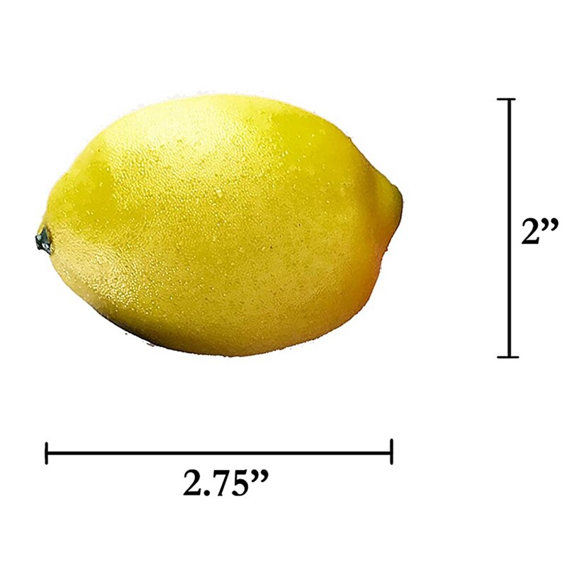 14 sztuk sztuczne cytryny sztuczna cytryna owoce dla domu dom przyjęcie w kuchni dekoracji (zielony i żółty)