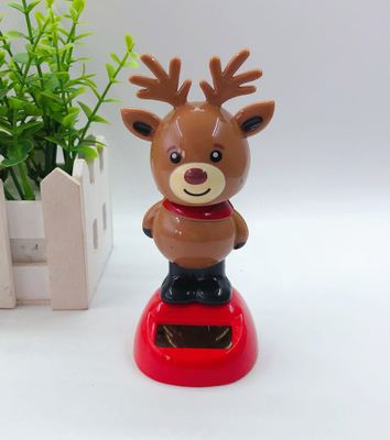 Di natale A Tema Solar Powered Danza Babbo natale Oscillante Bobble Giocattoli Della Novità Car Decor Danza Solare Giocattolo Per Bambini Regalo Di Natale: D