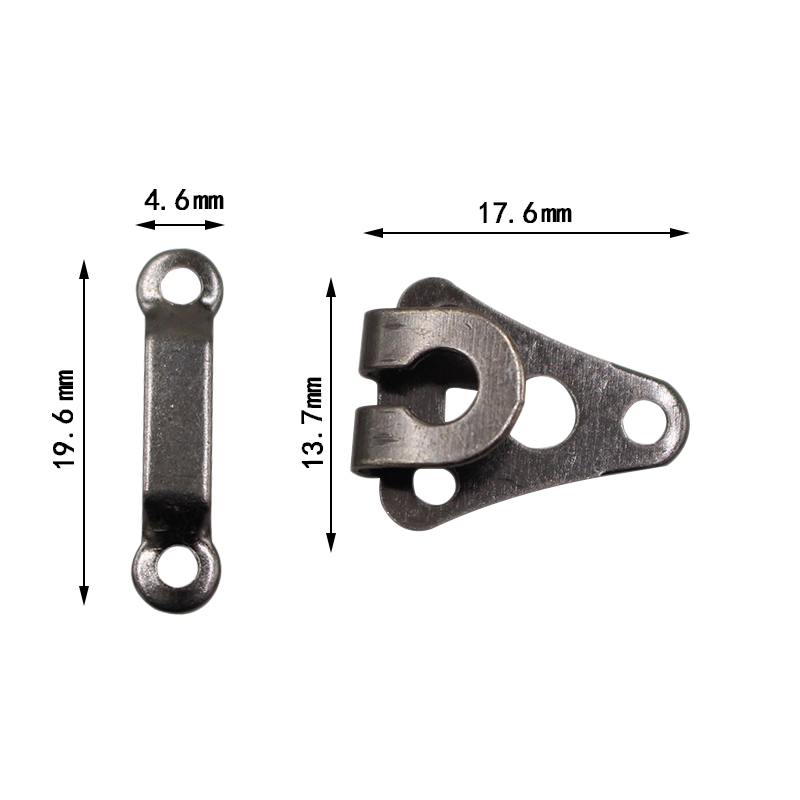 100 Stks/set Kledingstuk Haken Metalen Broek Rok Haken Voor Pak Broek Knop Diy Kleding Naaien Accessoires
