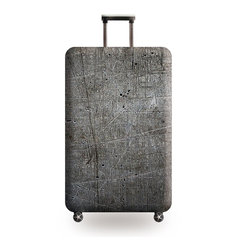 Luggage Cover Set - Animal Print - Elastic Trolley Protector - SAFEBET Polyester Spandex: Blue / L