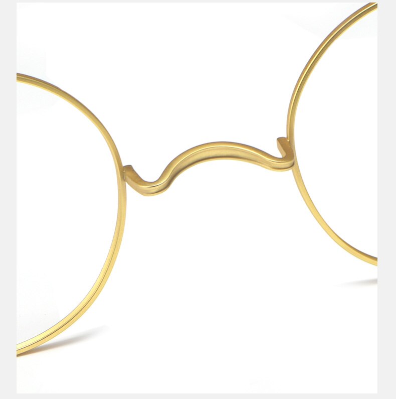 Lunettes rondes en titane pur pour hommes et femmes, rétro japon, myopie, Prescription optique, montures ultralégères, petites lunettes Oculos