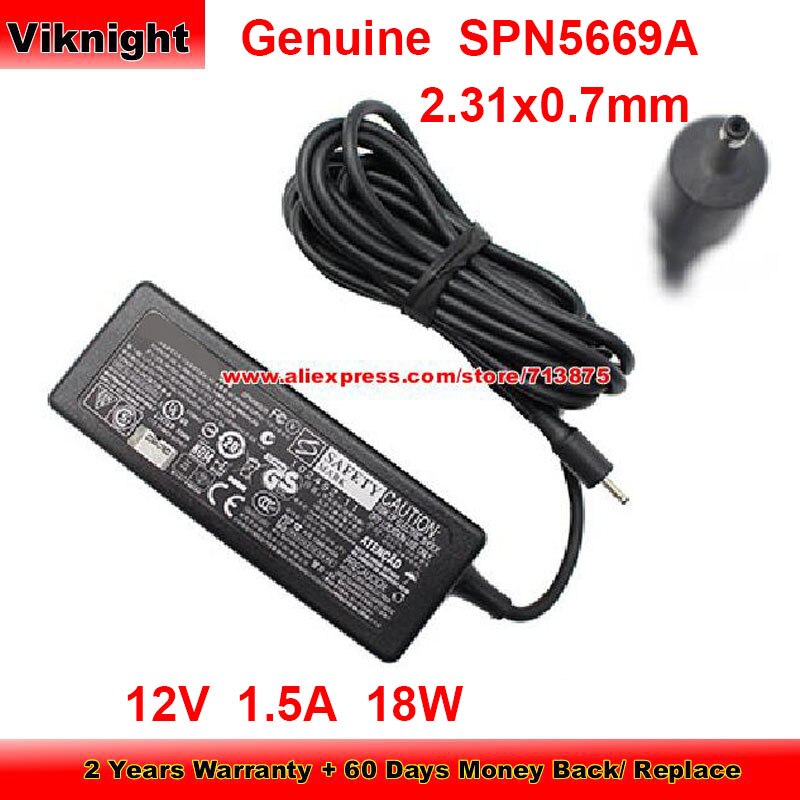 Genuine SPN5669A 18W Charger 12V 1.5A AC Adapter for Motorola XOOM MZ600 MZ601 MZ602 MZ603 MZ604 FMP5630A Power Supply