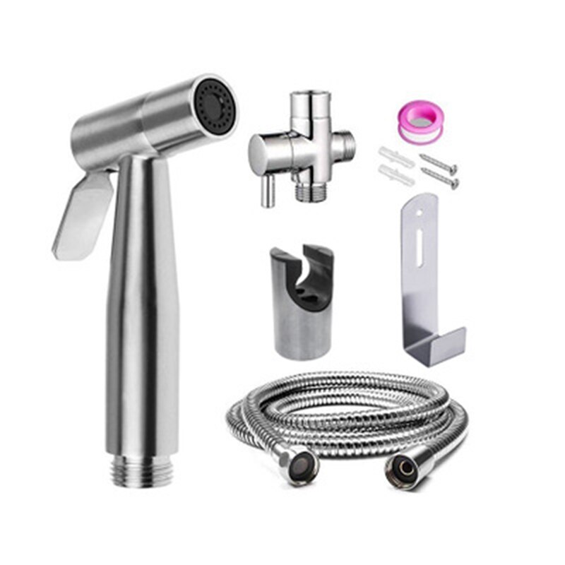 Handheld Bidet Sproeier Set Kit Rvs Hand Bidet Kraan Voor Badkamer Handspuit Douchekop Zelfreinigende: G
