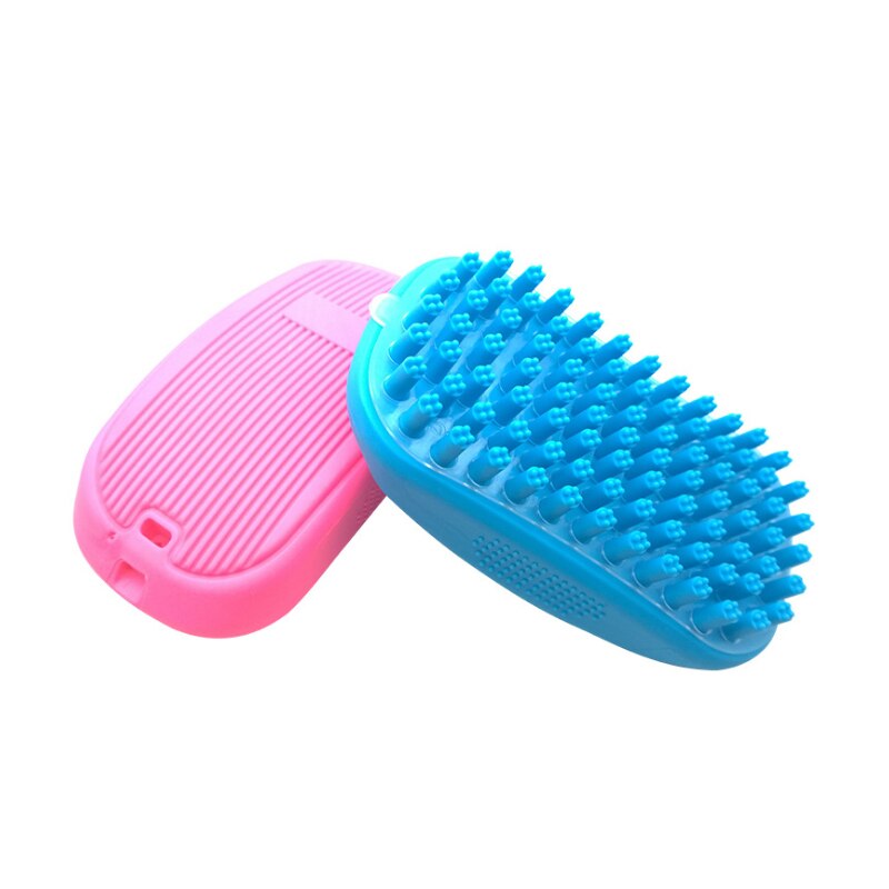 Huisdierkam voor honden, multifunctionele massagebadborstel, huisdierkam voor het verwijderen van haar, vlooienkam voor hond en kat, reinigingsborstel voor huisdieren