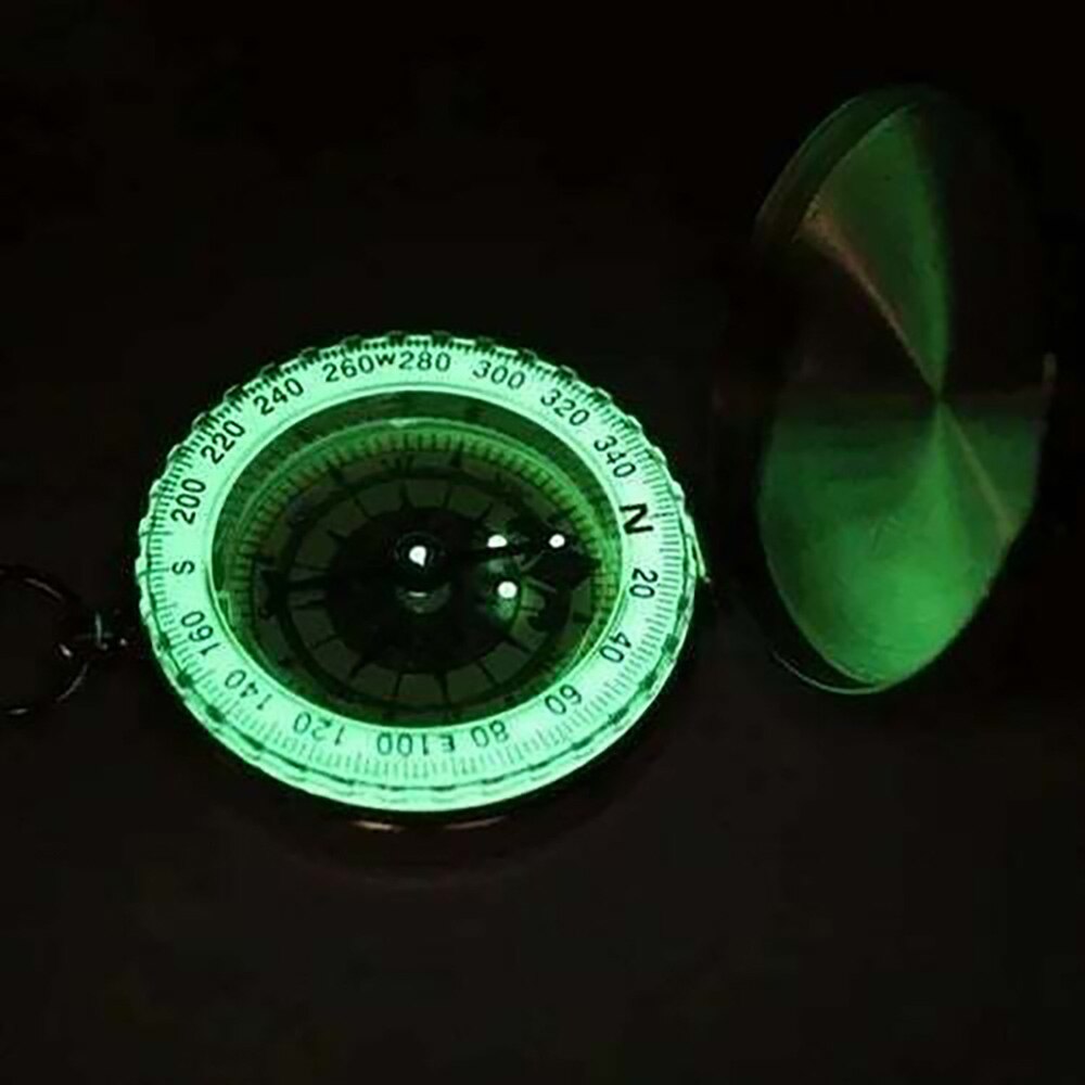 Camping Compass Navigation Hiking Pocket Brass Golden Compass Portable Compass Navigation for Outdoor Activities