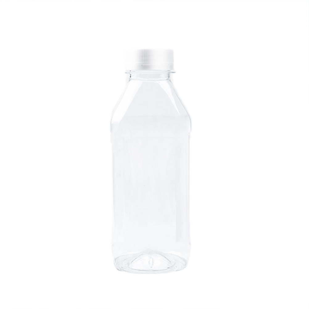44 stk 250ml juiceflasker drikkevareflasker sikker plastik tomme krukke opbevaringsflaskebeholdere med låg til hjemmekontoret