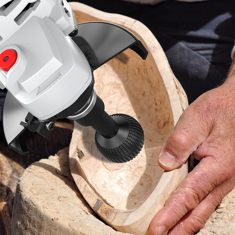 Spherical Wooden Groove Carving Knife File Carving Grinding-Head Angle Grinder Ball Gouge Rotary Woodworking Polishing Tools