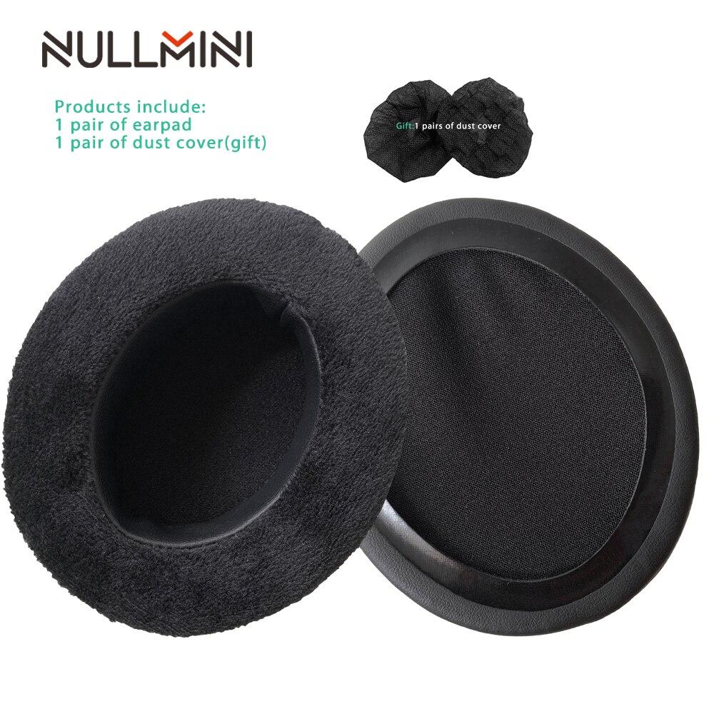 Nullmini Vervanging Oorkussen Voor Meze 99 Neo Hoofdtelefoon Hoofdband Oorbeschermer Dikker Lederen Fluwelen Mouw Headset: thicken velvet