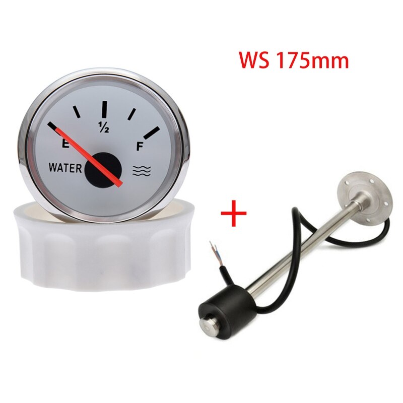 Medidor de nivel de agua eléctrico, 0-190Ohm, 100, 150, 200, 250, 300, 350, 400, 450mm, Sensor de tanque de combustible