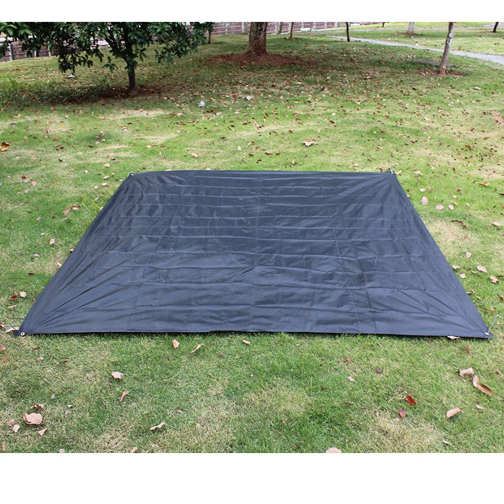 Waterproof Tent Footprint Ultralight Ground Sheet Mat 210T High Density Oxford Cloth Tent Footprint for Hammock Beach