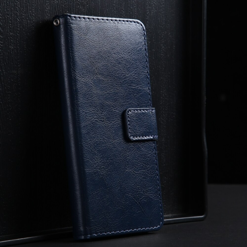 Luxury Flip Case For on HONOR 10X Lite Covers Huawei honor 10X lite DNN-LX9 Wallet Leather Case For honor 10x Light Phone Cover: blue case