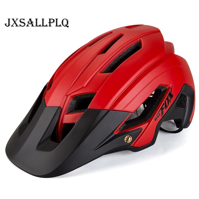 Batfox Fiets Helm Bat Ultra Licht Mountainbike Fiets Helm Mannen En Vrouwen Road Rijden Helm Met achterlichten: B-04